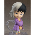 Lila och gul traditionell anime-figur av Gen Asagiri Nendoroid från Dr. Stone