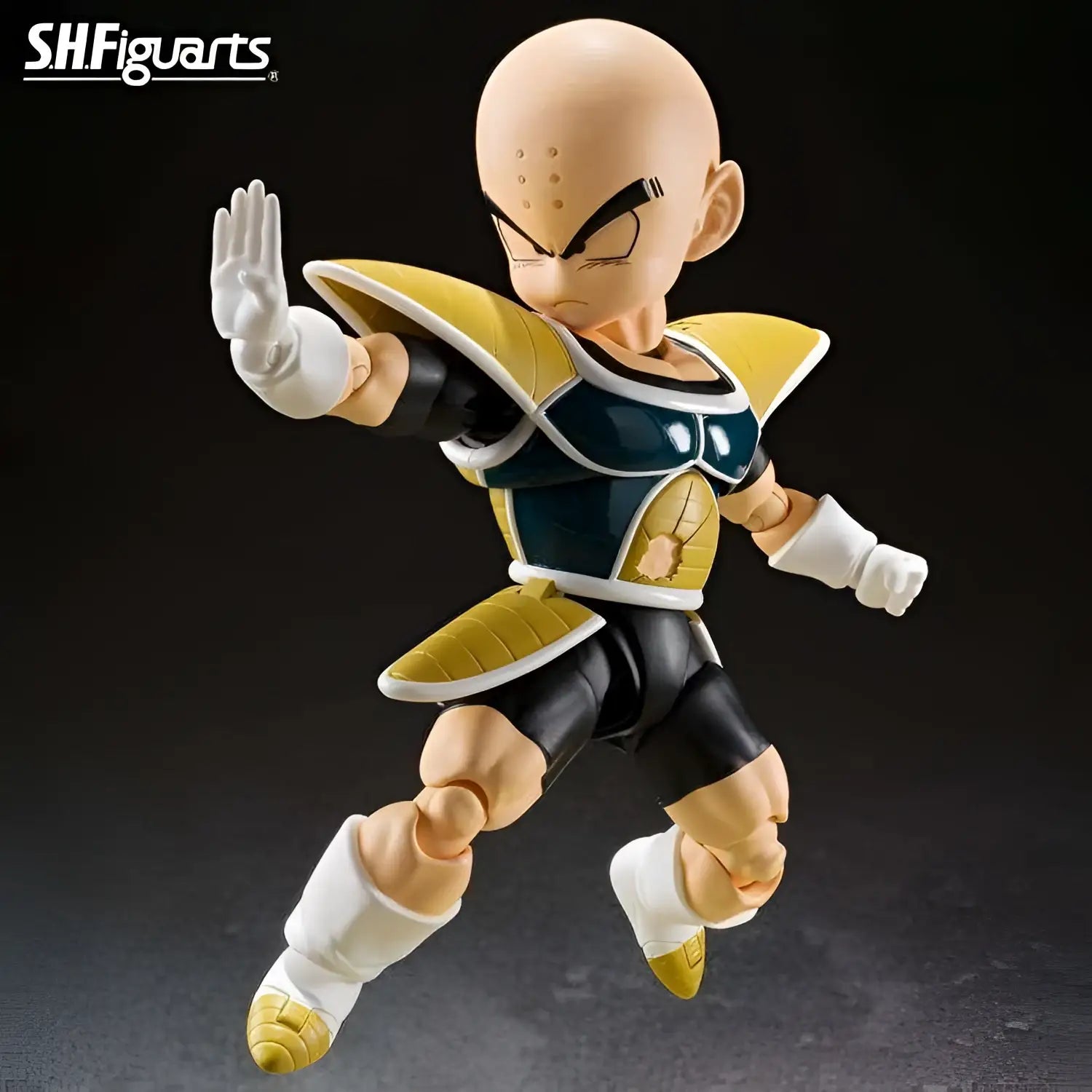S.H.Figuarts Krillin i stridspose från Dragon Ball Z
