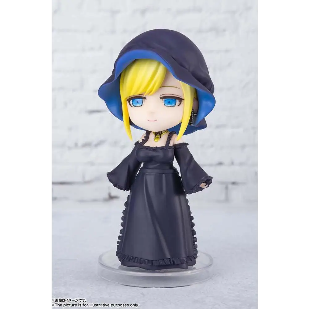 Svartblå hufig med rullad fåll i Duke of Death Alice Mni SH Figuarts