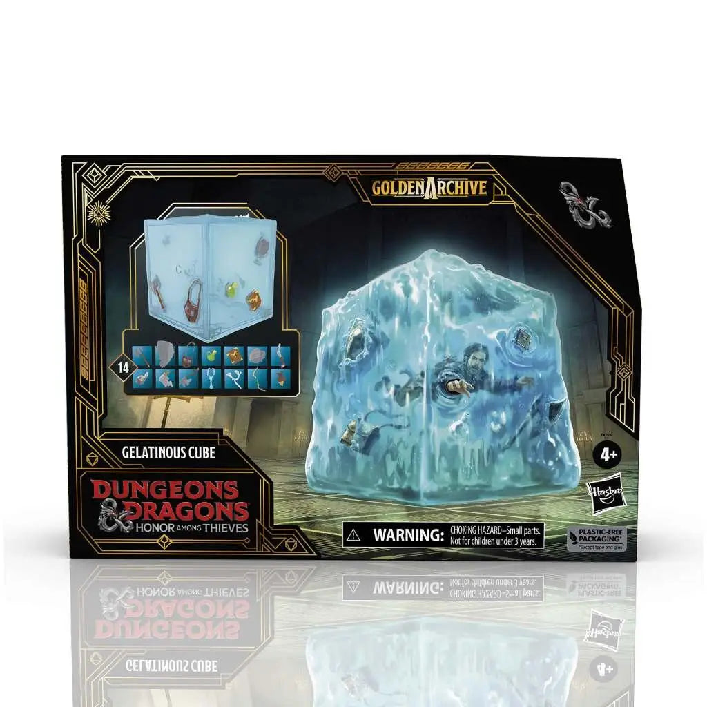 Blå genomskinlig gelatinösa kub-leksaksset från Dungeons & Dragons: Honor Among Thieves i Deluxe Figur