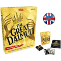 Dungeons & Dragons The Great Dalmuti gul reskin i gul kartong med svarta och guldfärgade motiv