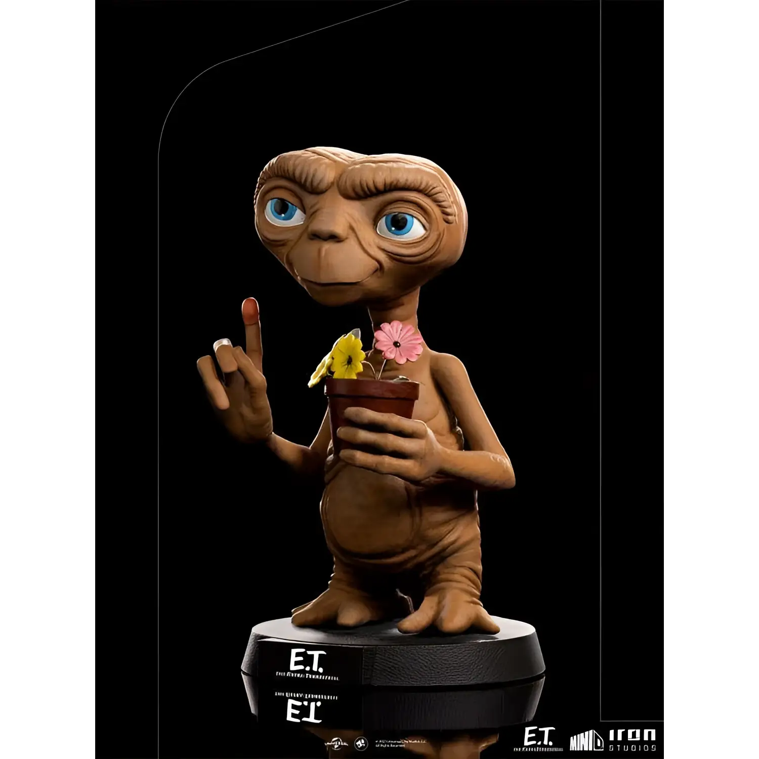 Brun E.T. minico staty av Iron Studios