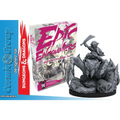 Grå plastminiatur av goblin på spindel från Epic Encounters: Labyrinth of the Goblin Tsar av Cosmic Group