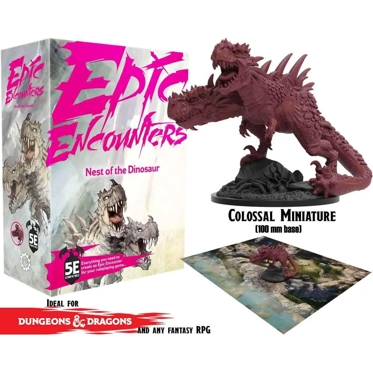 Epic Encounters: Nest of the Dinosaur - Dungeons & Dragons 5E - Robotto