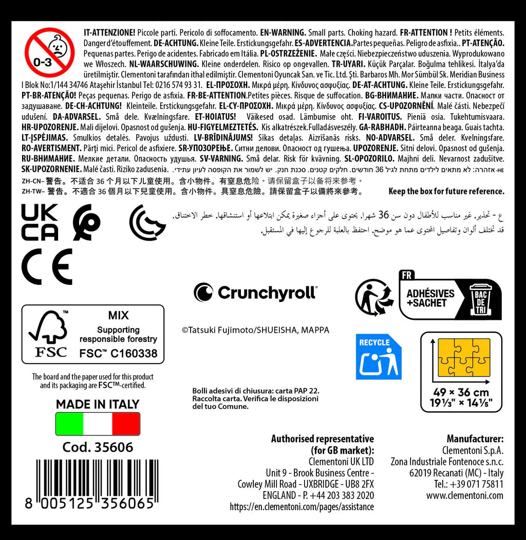 Clementoni 35606 pussel - Robotto