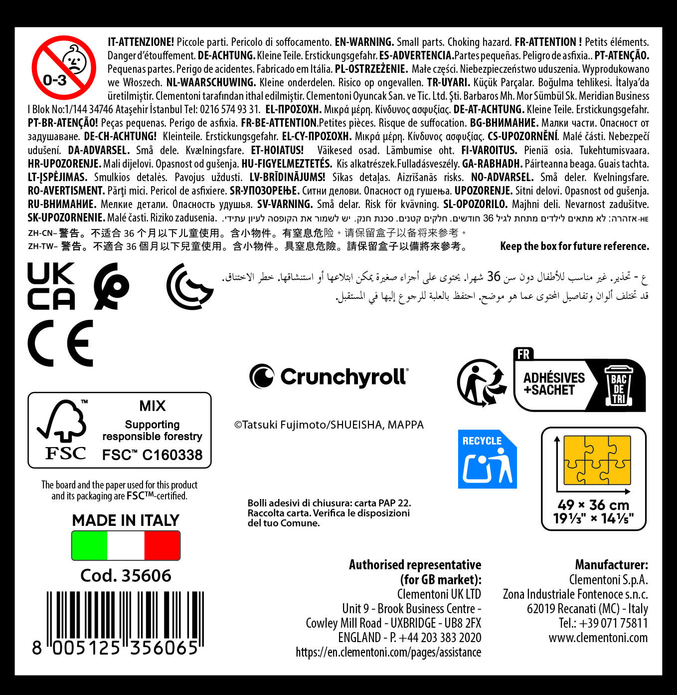 Clementoni 35606 pussel clementoni