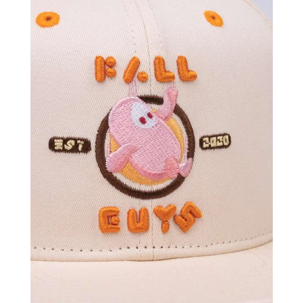 Fall Guys Vit Snapback i Hållbart Material - Robotto