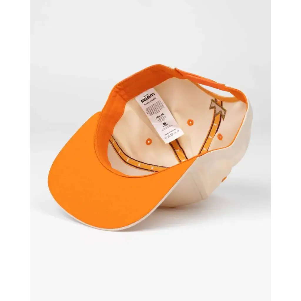 Fall Guys Vit Snapback i Hållbart Material - Robotto