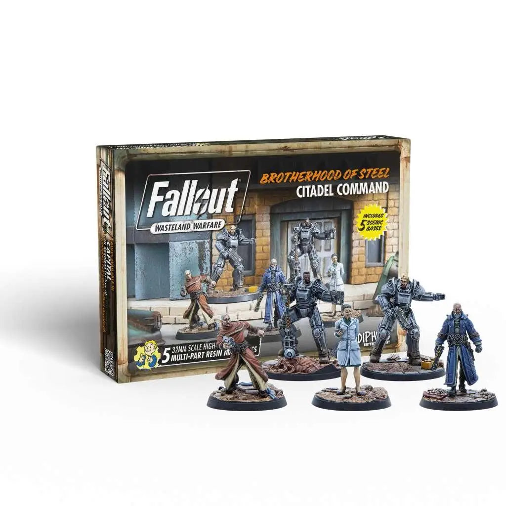 Fallout Brotherhood of Steel Citadel Command 32mm miniatyrer i resin
