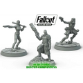 Fallout: Wasteland Warfare - Boston Companions Set med grå plastfigurer