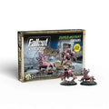 Fallout Wasteland Warfare super mutant centaurs i rosa-brun resin