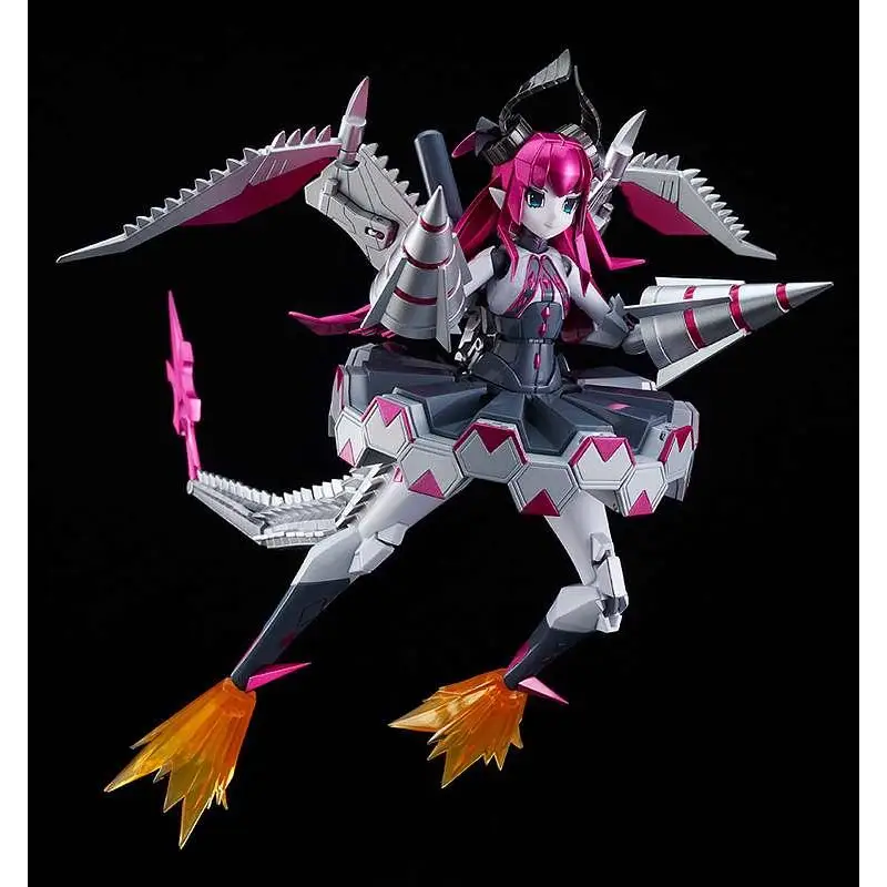 Fate/GO Mecha Eli-chan HAGANE WORKS figur med rosa hår i vit-grå rustning
