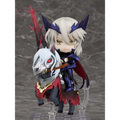 Chibi Nendoroid av Altria Pendragon från Fate/Grand Order på skelett häst