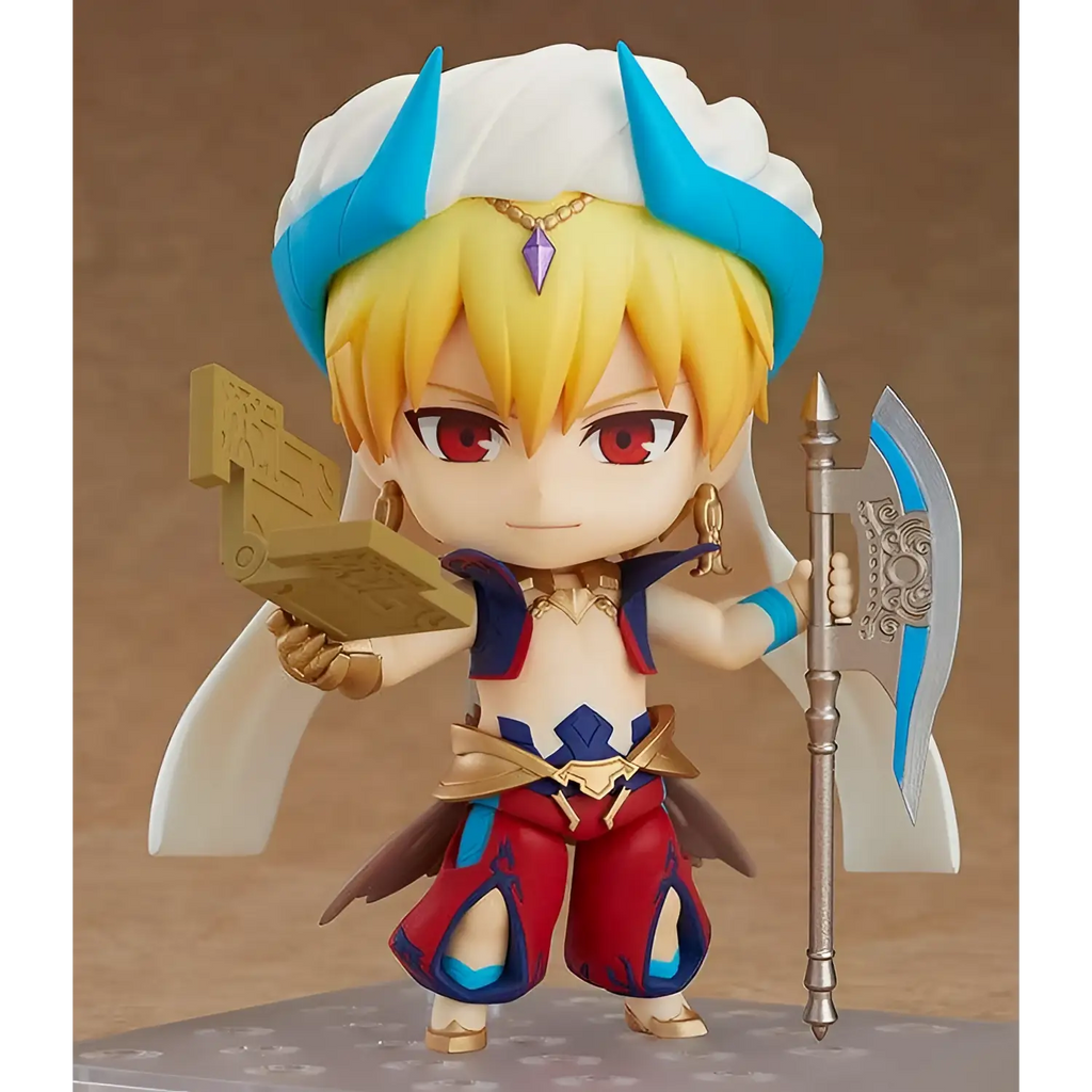 Chibi Nendoroid av Caster Gilgamesh Ascension Version från Fate/Grand Order