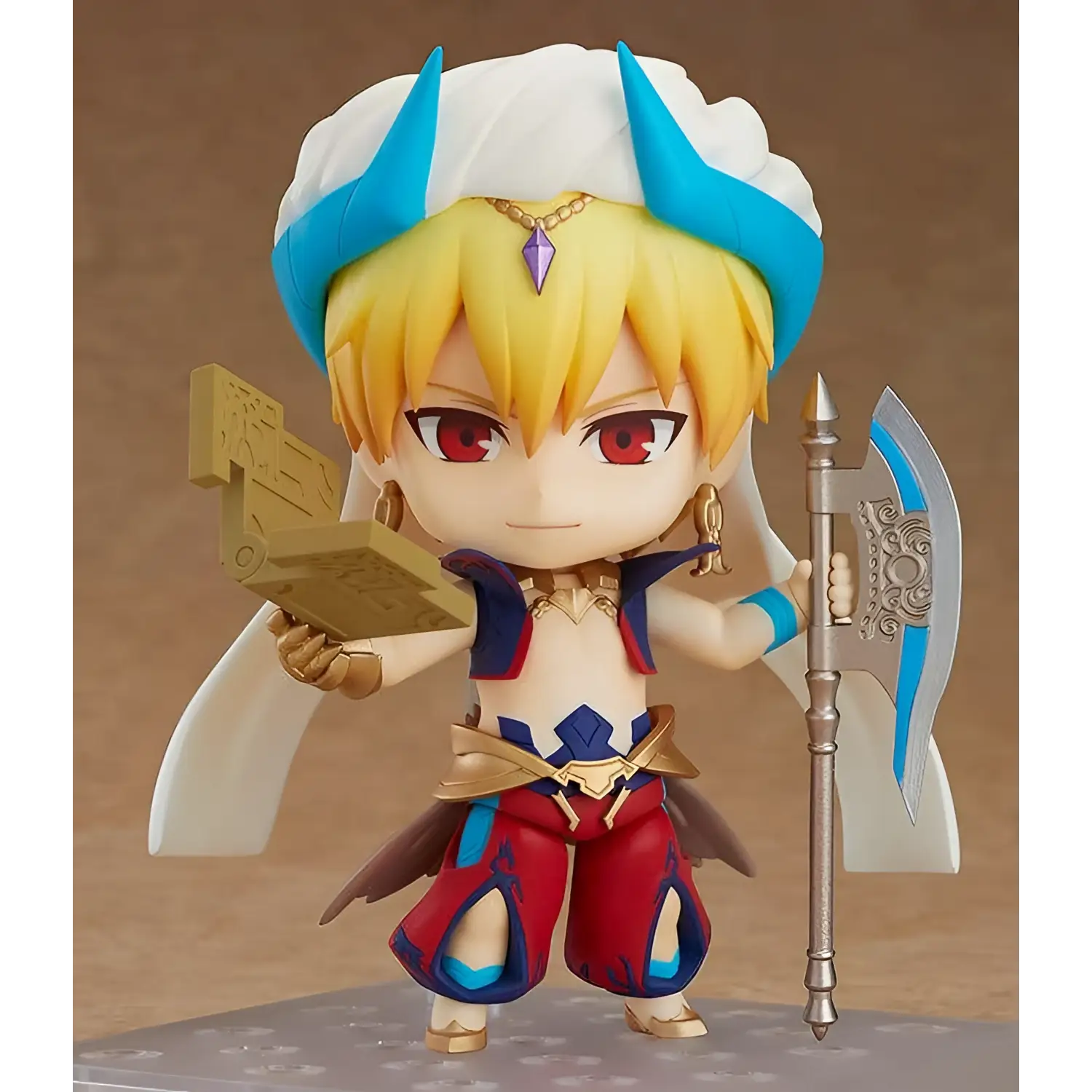 Chibi Nendoroid av Caster Gilgamesh Ascension Version från Fate/Grand Order