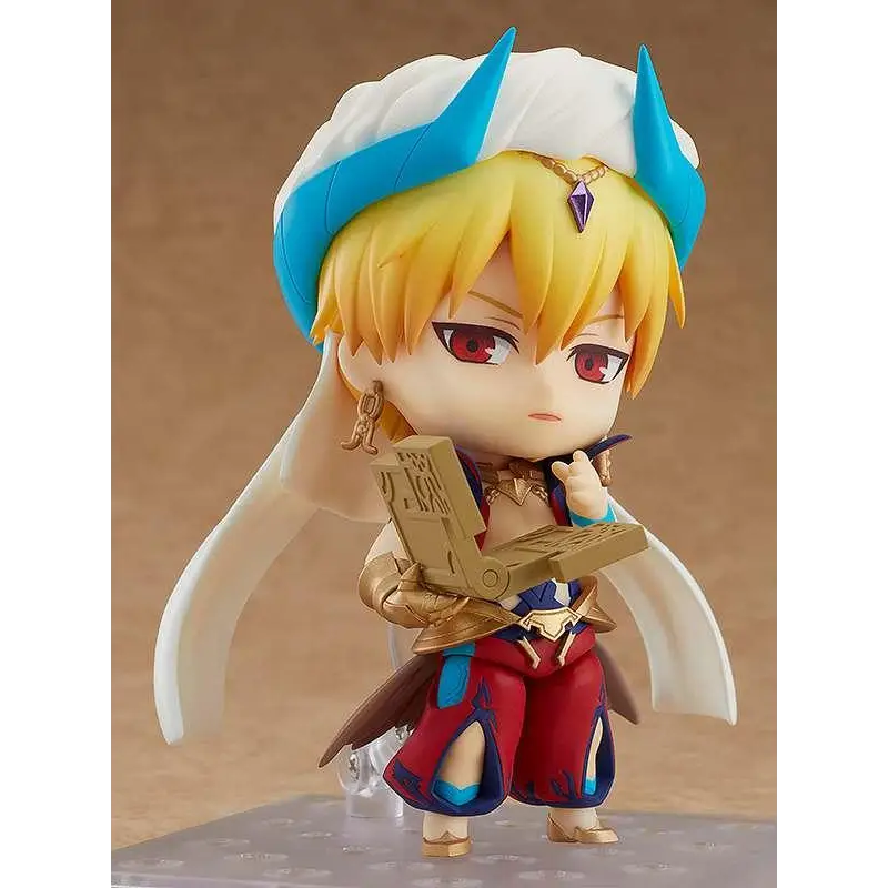 Chibi Nendoroid av Gilgamesh Caster från Fate/Grand Order, Ascension-version