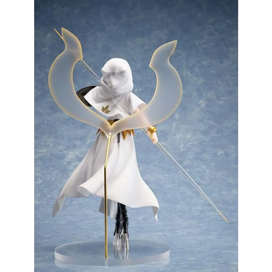 Vit Fate/Grand Order Lancer Valkyrie Ortoline 1/7-figur, vit och guld