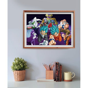 Anime Pussel Samling - Dragon Ball: Warriors 500 Bitars Pussel clementoni