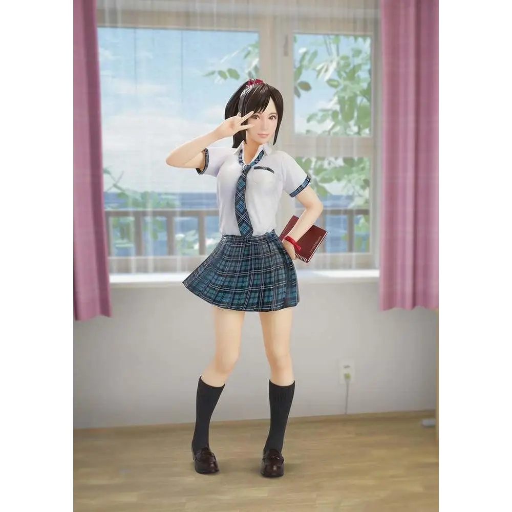 Detaljerad figur av Miyamoto Hikari från FiguartsZERO Summer Lesson i skoluniform