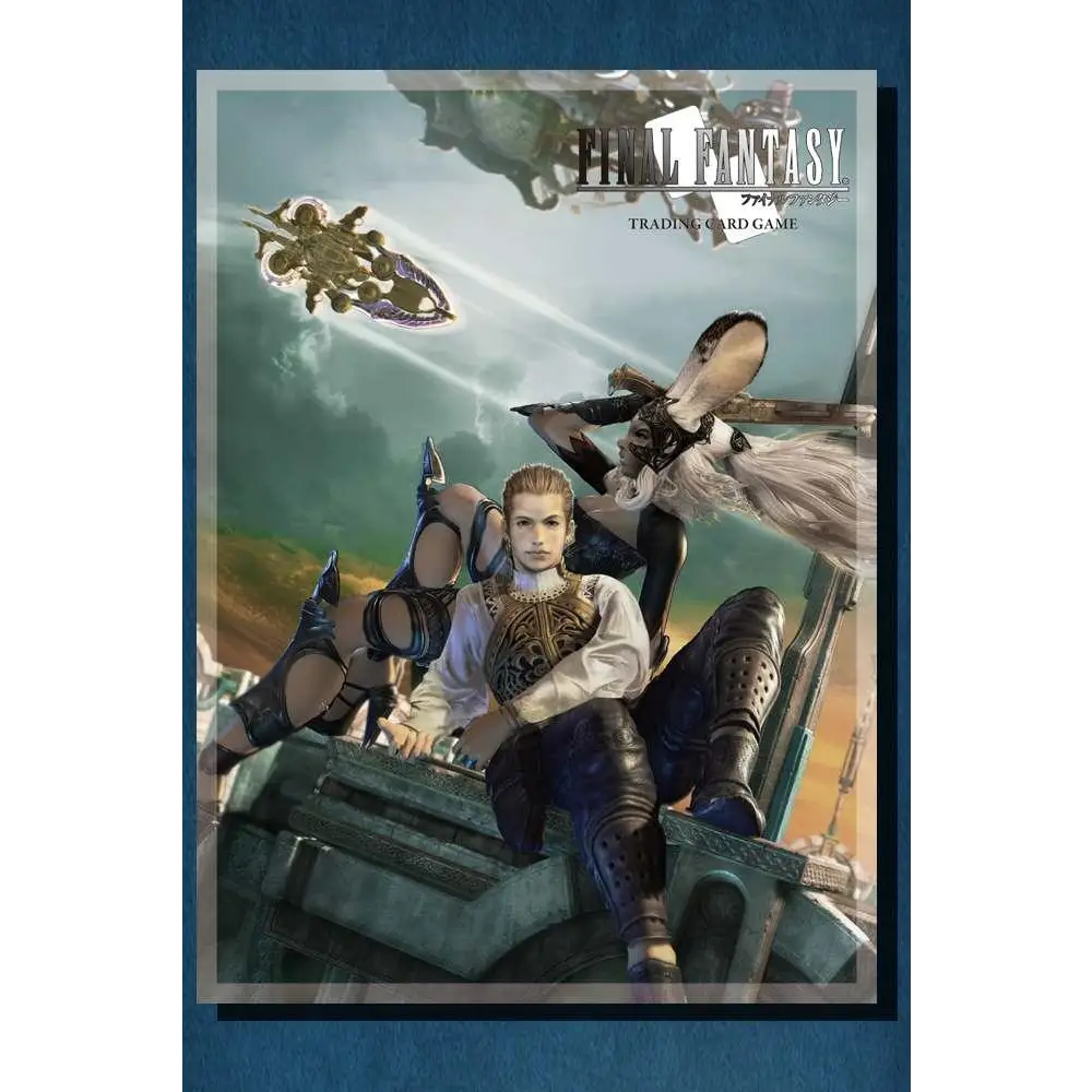 Final Fantasy TCG FF XII Fran Balthier-sleeves med flygmaskiner och dramatisk himmel