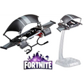 Svart och grå Fortnite-glidare Downshift AF, 15 cm plastleksak med silver ränder