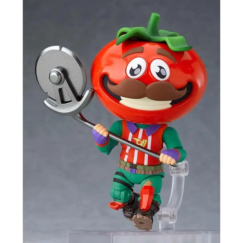 Fortnite Tomathead Nendoroid-figur med mustasch och pizzaskärare