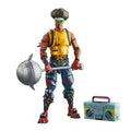 Fortnite VRS Funk Ops-figur: Muskulös man med afro i neonögon och gul topp