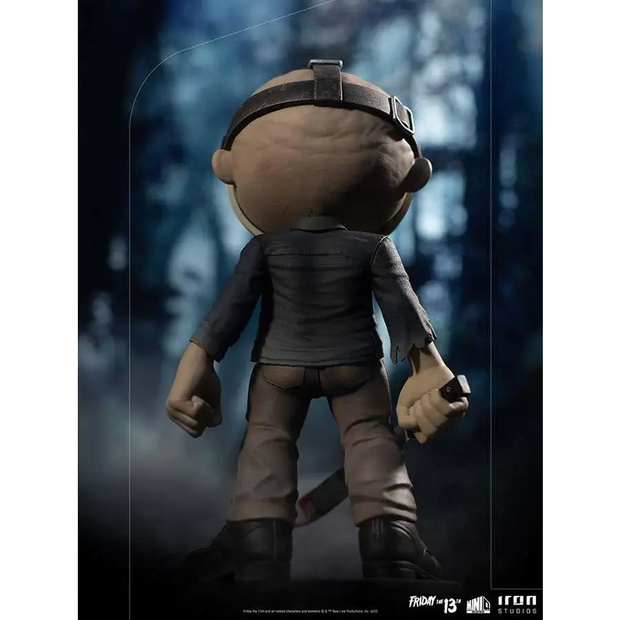 Styliserad chibi-Jason Voorhees-figur från Friday the 13th, mini-storlek
