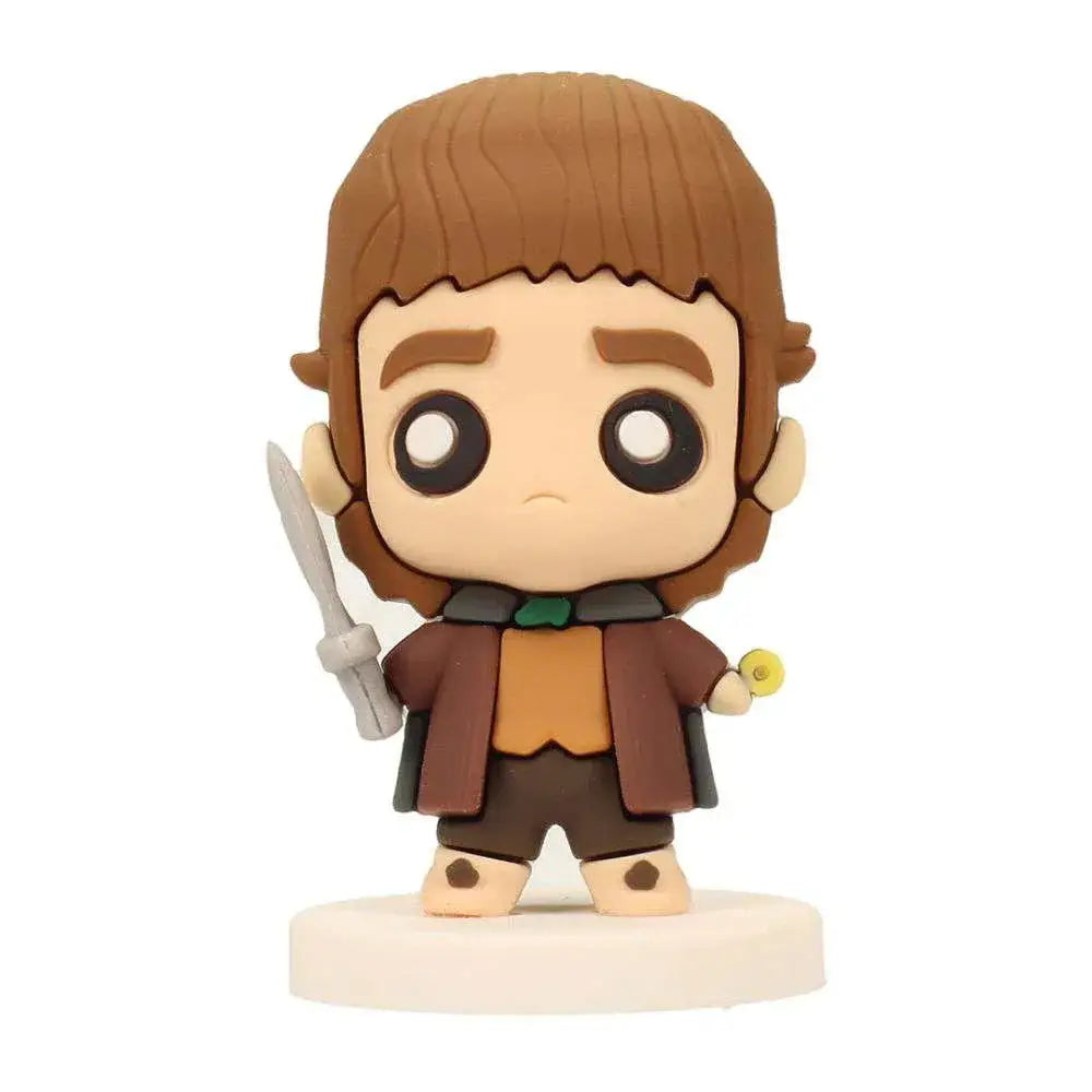 Chibi Frodo Baggins POKIS-figur från Sagan om Ringen med svärd och ring