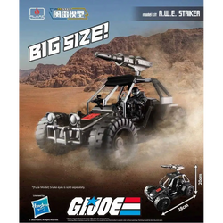 Svart och röd G.I. Joe A.W.E. Striker Kit i förpackning