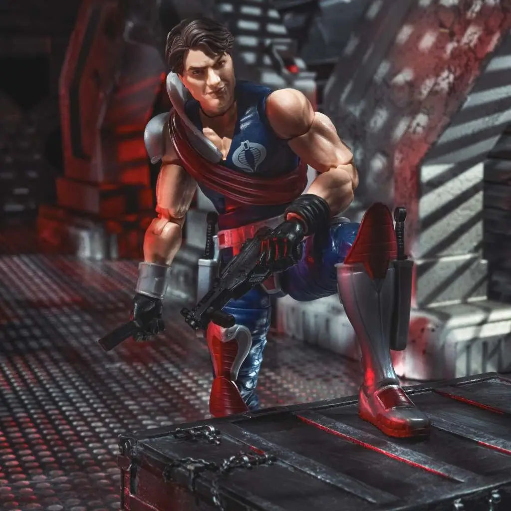 G.I. Joe Classified Series Tomax Paoli action figure med blå och röda G.I