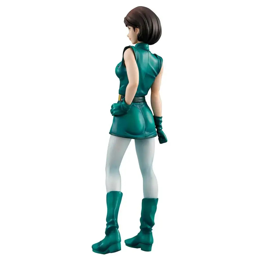 Teal vinyl statyett av Emma Sheen från Ggg Z Gundam i PVC