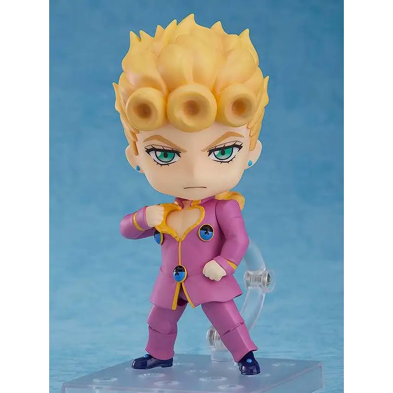 Giorno Giovanna Nendoroid i rosa och guld från JoJos Bizarre Adventure