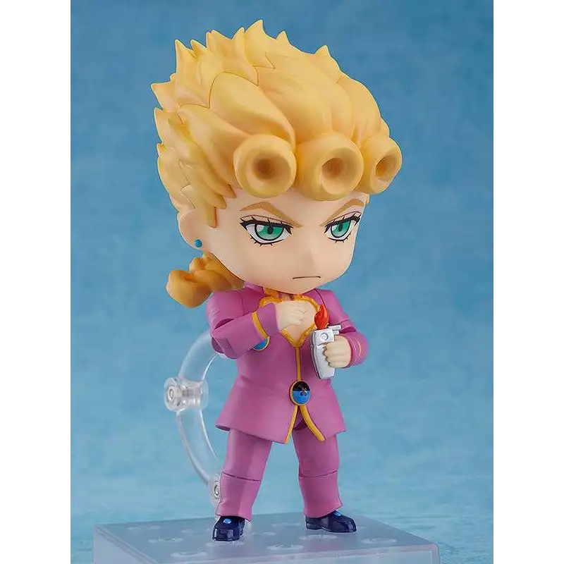 Chibi Nendoroid-figur av Giorno Giovanna från JoJos Bizarre Adventure