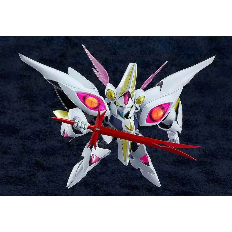 Vit Granbelm White Lily Moderoid MK plastmodell med lysande röda ögon och rött svärd