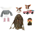 Brun, texturerad gremlinfigur med flera lemmar, skalor och klor från Gremlins 1984-tillbehörspaket