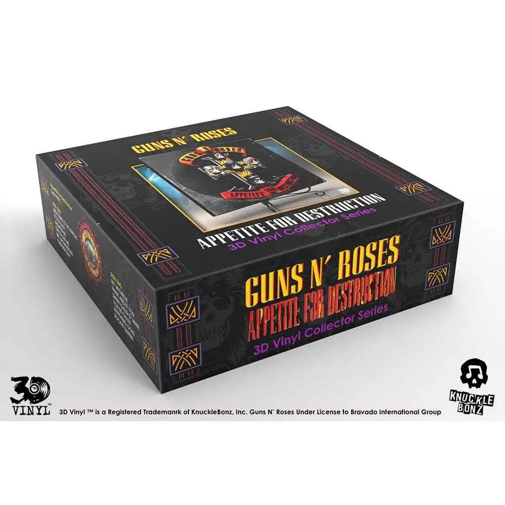 Guns N’ Roses Appetite for Destruction 3D Vinyl med svart låda och albumkonst