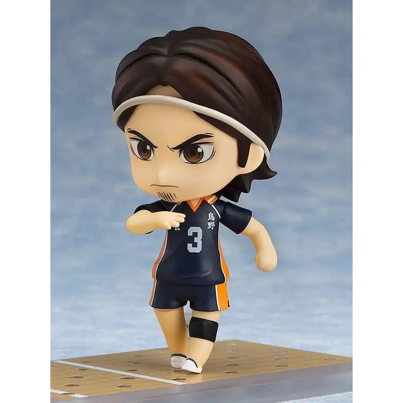 Chibi Nendoroid-figur av Haikyu!! Asahi Azumane i volleyballuniform