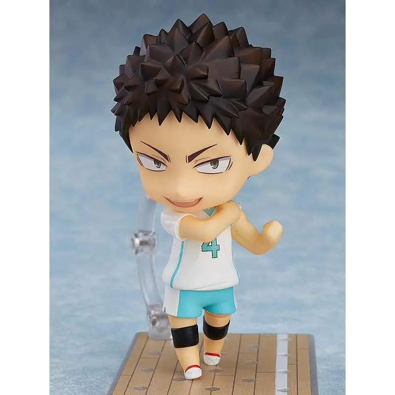 Chibi Nendoroid-figur av Hajime Iwaizumi från Haikyu!! som volleybollspelare