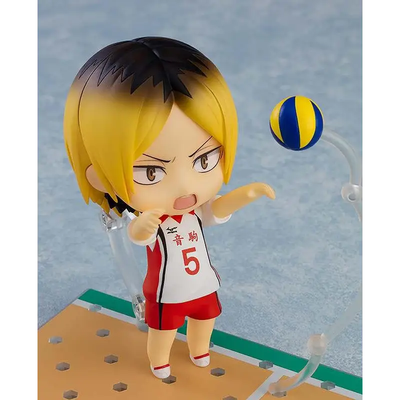 Chibi Nendoroid-figur av Haikyuu Kenma Kozume i sekundo uniform med nr 5