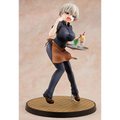 Figur av Hana Uzaki som anime-servitris med bricka drycker
