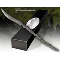 Grå snidad Dödsätare-trollstav med taggar från Harry Potter Thorn 8226