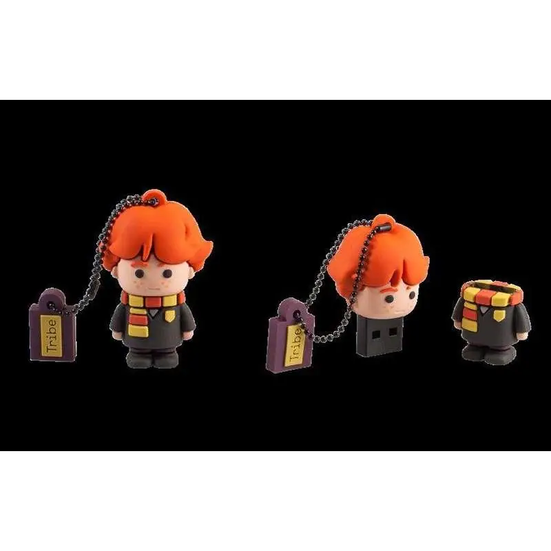 Chibi Ron Weasley Harry Potter USB-flashenhet 16 GB med orange hår och scarf