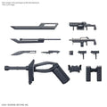 Svart plastset för vapentillbehör i Hg Amaim Weapon Set 2 - 1/72