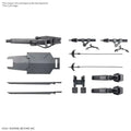 Grå plastvapen och svärdtillbehör för HG Amaim Weapon Set 3 i skala 1/72