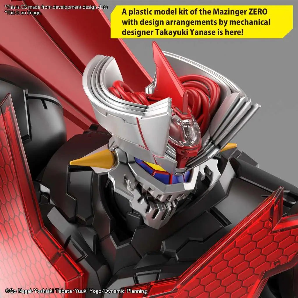 Röd och silver HG Mazinger Zero Infinitism 1/144-modellkit med detaljerad mekanik