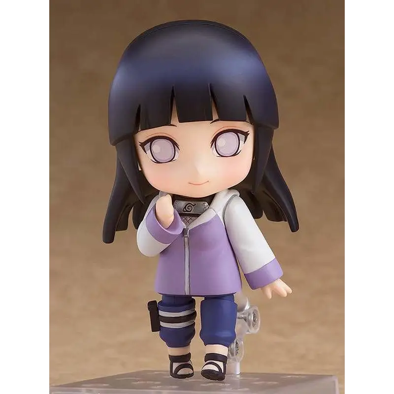 Lila och vit Nendoroid-figur av Hinata Hyuga från Naruto Shippuden