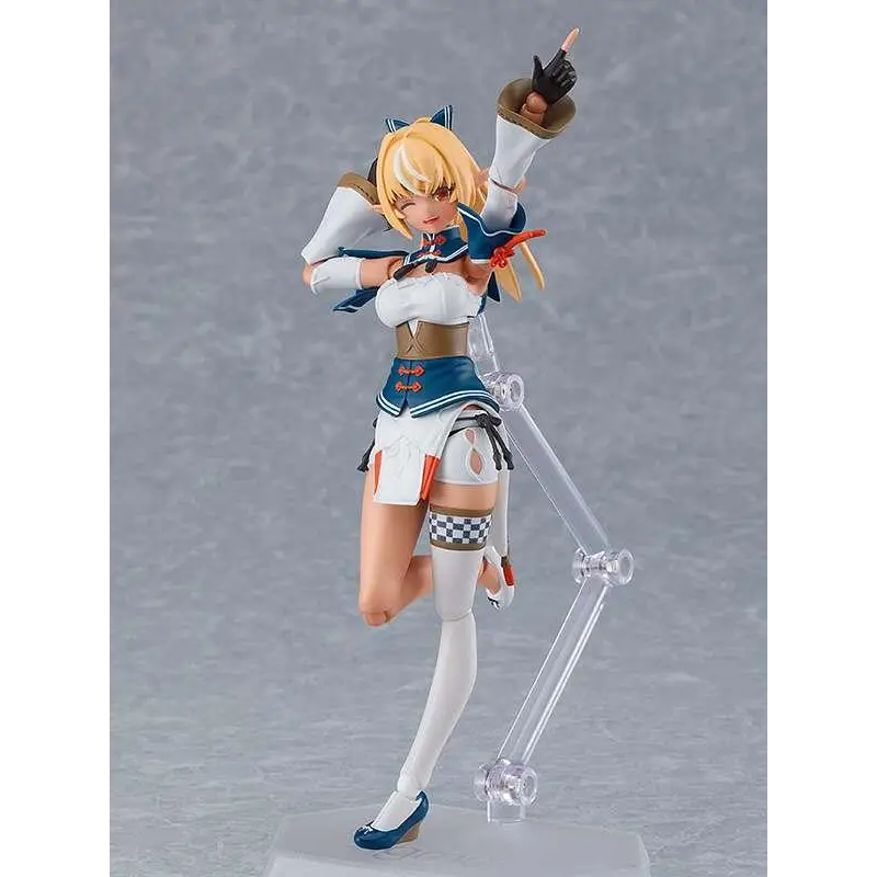 Hololive Shiranui Flare figma-figur i dynamisk pose