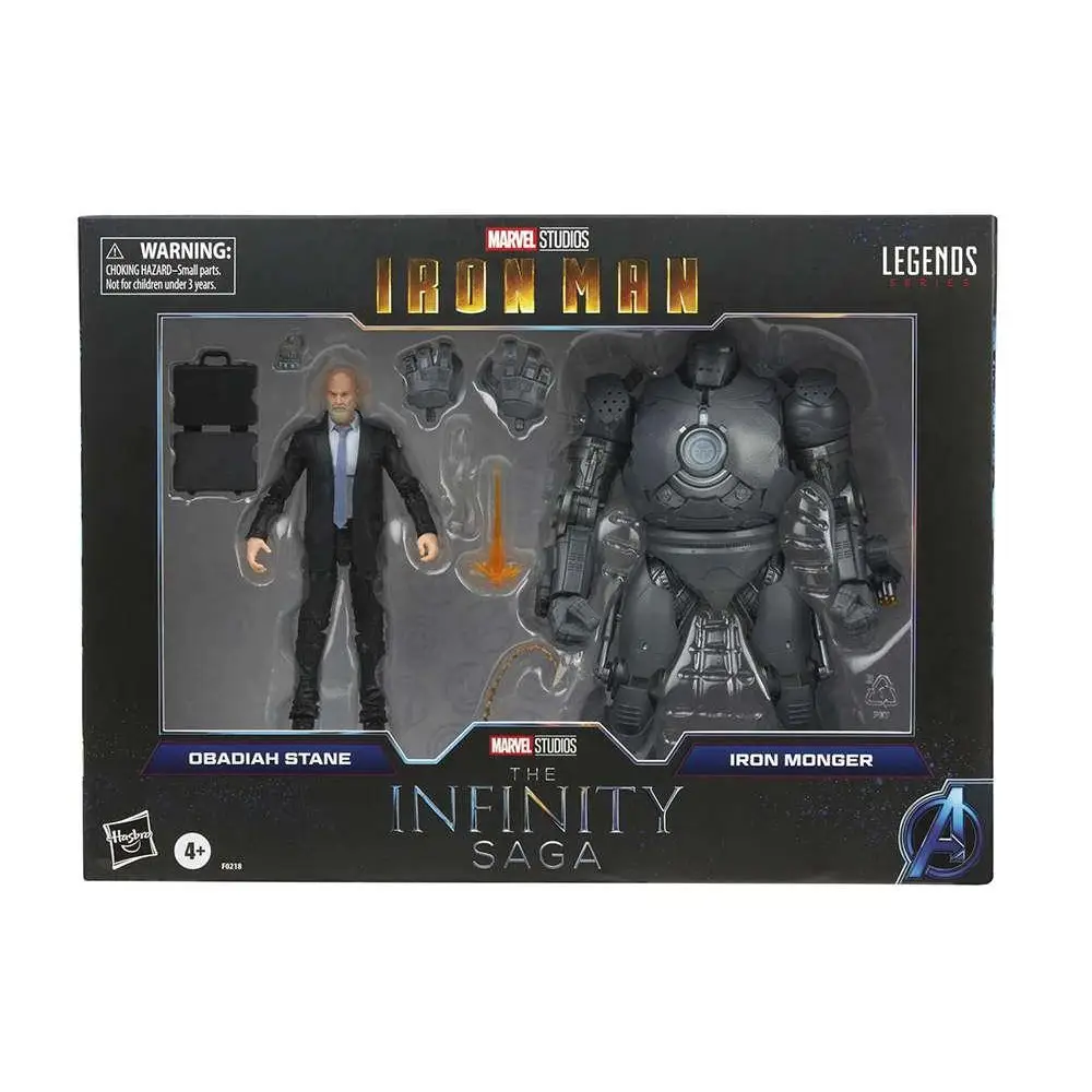 Marvel Legends Iron Monger och Obadiah Stane actionfigurer