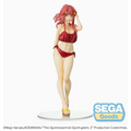 Röd bikini-klädd Itsuki Nakano PM-figur med rosa hår och stjärnaccessoarer från The Quintessential Quintuplets 2